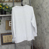 Wild Fable Womens PeachySoft French Terry Fleece Crewneck Sweatshirt Gray L
