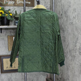 Lavenham Mens Vintage England Quilted Nylon Coat Jacket Green See Measurements