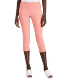 Alfani Essential Capri Pull-On with Tummy-Control Pants Sunrise Coral Pink 12