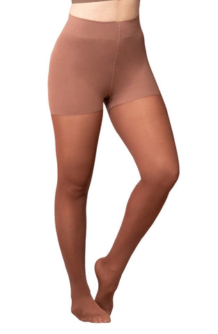 Shapermint Women's Shaper Tights 31048 Chocolate Brown 2XL
