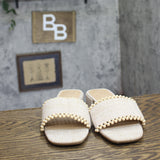 A New Day Womens Lottie Sandals Block Heel Ball Accent Natural Brown 9.5M