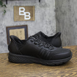 S Sport by Skechers Mens Step In Hand Free Sneakers Black 8