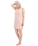 Charter Club Womens Floral Tank Sleep Shirt 100181258MS Gingham Coral Orange XS