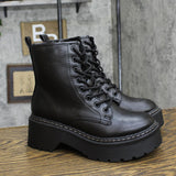 Wild Fable Womens Zea Combat Boots 87930208 Black 6.5M