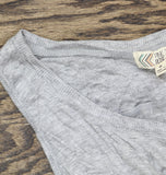 Pink Rose Juniors Side-Slit Handkerchief-Hem Sharkbite Tank Top Heather Gray M