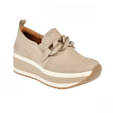 Mad Love Womens Maryanne Platform Loafers with Memory Foam Insole Taupe Brown 9M