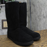 Universal Thread Womens Sarah Suede Shearling Winter Boots 91467407 Black 10