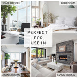 Elrene Solace Blackout Window Curtain Panel with Rod Pocket White 52x95