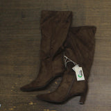 A New Day Womens Raye Tall Dress Boots 88375206 Dark Brown 10M