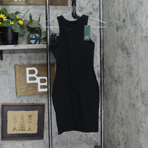 Wild Fable Women's Sleeveless Knit Bodycon Dress 85390127 Black XS
