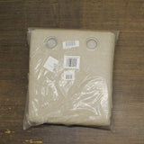 G.H. Bass & Co. Curtains Pair Lined Faux Fur Faux Sherpa Oatmeal Brown 50x95