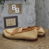 Universal Thread Womens Cove Raffia Woven Loafers 94822294 Natural Brown 11M