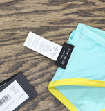 Kate Spade Womens Contrast-Trim Bralette Bikini Top Low Tide Blue S