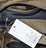 A New Day Womens Camille Satin Slingback Bow Flats 94648291 Brown 6.5M