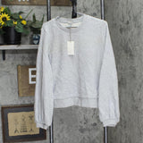 A New Day Women's Crewneck Pullover Sweatshirt 77589895 Gray L