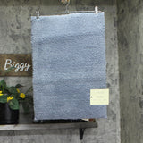 Linden Street Performance Plush Bath Rug Mat Light Indigo Blue Gray 17x24