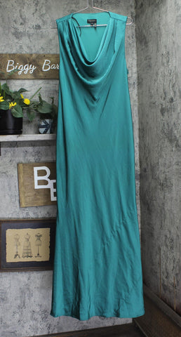 Donna Karan Womens Cowlneck Slip Gown Dress Evening KA5B12P3 Lawn Green 16