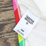 Private Label Womens Plus Size One Piece Swim Suit Rainbow Multicolor 16W