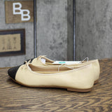 A New Day Women's Janie Ballet Flats with Memory Foam Insole Beige Brown 8M