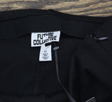 Future Collective Womens High Rise Wide Leg Knit Pants 91914009 Black XS