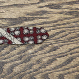 Artisphere Charles Vinson Mens 100% Silk 3 1/2" USA Made Necktie Maroon Red