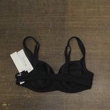 DKNY Womens Balconette Bikini Swim Top DIMTS401 Black M