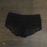 Paramour Womens Peridot Cheeky Lace Hipster Panty 725073 Black M