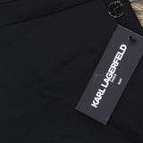 Karl Lagerfeld Womens High-Waist Wide-Leg Pants G47PN31A Black 8