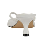 Calvin Klein Womens Opelle Heeled Sandal KCOPELLE2 White 7.5M