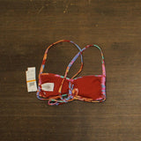 Salt + Cove Juniors Sweetheart Bralette Bikini Swim Top 807140 Brown Multi S