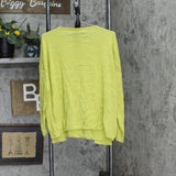 Marla Wynne Womens Drop Pocket Boat-Neck Sweater 685558 Pear Green L