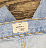Levi's Womens Original 501 Button Fly Jeans 94417272 County Fair Blue 30