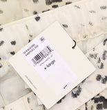 Calvin Klein Printed Pull-on Wide Leg Lined Pants Light Gray Print Multi XL