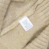 Lc Lauren Conrad Women's Cable-Knit Texture Sweater Light Harvest Brown M