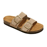 Universal Thread Womens Devin Two Band Footbed Sandals 89254785 Taupe Brown 9.5M