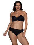 Vanity Fair Beauty Back Smoothing Underwire Strapless Bra Midnight Black 38D