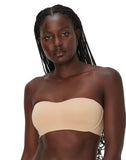 Maidenform Womens Strapless Bra with Stay-Put Tech Wireless Almond Brown L