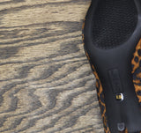 On 34th Womens Jeules Pointed-Toe Slip-On Pumps Leopard Micro Brown 6.5M