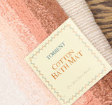 Better Trends Torrent Collection Bath Rug Rectangle Mat Rose Pink Multi 21x34