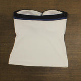 Tommy Bahama Island Cays Colorblock Bandini Swim Top Tankini White / Blue XL