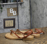 Universal Thread Womens Elizabeth Ankle Strap Sandals 93653822 Cognac Brown 7M