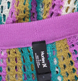 Hurley Juniors Crocheted Cover-Up Beach Pants Hurley Orchid Purple Multi S