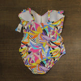 Bleu By Rod Beattie One-Piece Swimsuit with Adjustable Straps Blue Multi 18W
