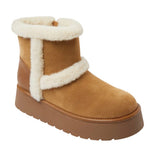 Universal Thread Luma Shearling-Lined Platform Boots 94661329 Brown 9M