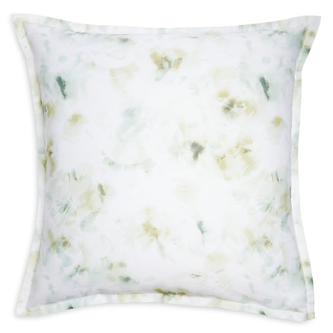Sferra Acquerello Cotton Euro Pillow Sham 5855CNSMWIL Willow Green Multi 26x26