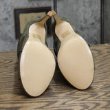 Journee Collection Womens Center Cutout Bootie Boots SAMARA Olive Green 6M
