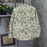 Carhartt Regular Fit Desert Canvas Shirt Jacket I033769 Camo Duck Brown XS