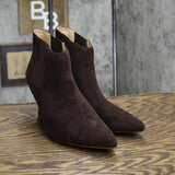 Journee Collection Womens Elitta Booties Shoes 166220381eb6c9 Brown 7M