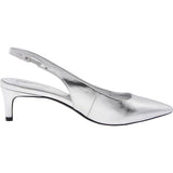 Calvin Klein Womens Mule Dainty Pumps KCDAINTY Silver Gray 7M