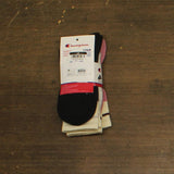 Champion Womens Varsity Striped 3pack Cushion Crew Socks Pink Multi 4-10